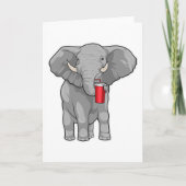 Elephant Drinking mug Karte (Vorderseite)