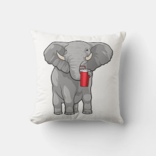Elephant Drinking mug Kissen