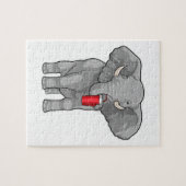 Elephant Drinking mug Puzzle (Horizontal)