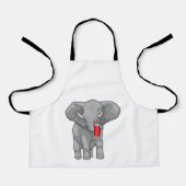 Elephant Drinking mug Schürze (Vorderseite)