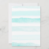 Elephant Drive by Baby Shower Einladung Minze (Rückseite)