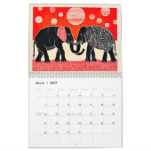 Elephant Echo – A Year of Color & Spirit Kalender (Mär 2027)