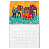 Elephant Echo – A Year of Color & Spirit Kalender (Jan 2027)