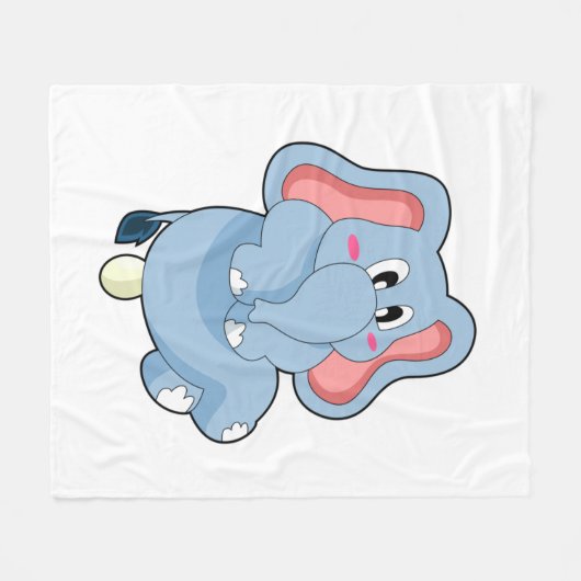 Elephant Egg Fleecedecke (Vorderseite (Horizontal))