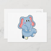 Elephant Egg Postkarte (Vorne/Hinten)