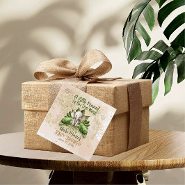 Elephant, eine kleine Erdnuss ist auf dem Weg Baby Geschenkanhänger