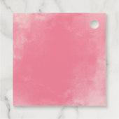 Elephant eine kleine Sweetheart Girl Baby Dusche Geschenkanhänger (Rückseite)