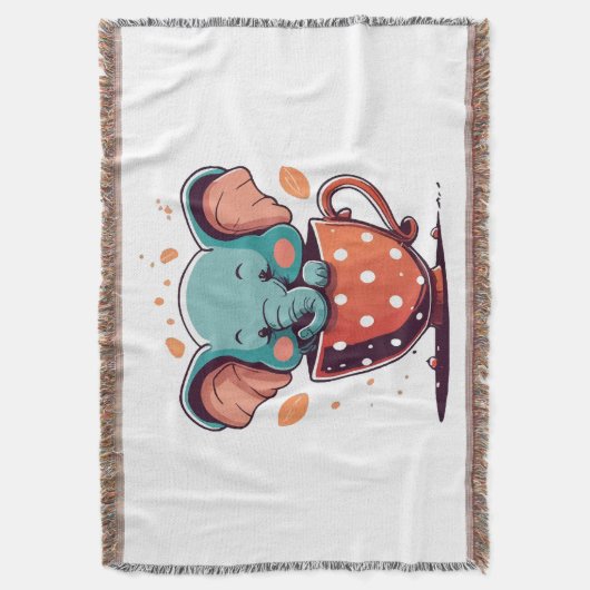 Elephant Elegance Decke (Vorderseite Vertikal)