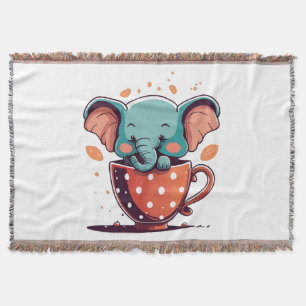 Elephant Elegance Decke