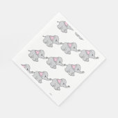 Elephant Elephant Cartoon Serviette (Ecke)