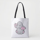Elephant Elephant Cartoon Tasche (Vorderseite)