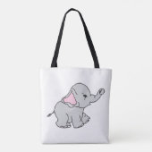 Elephant Elephant Cartoon Tasche (Rückseite)