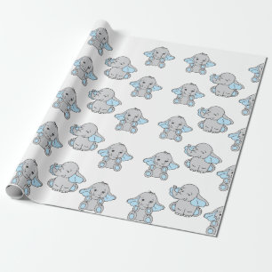 Elephant Elephant Muster Elephant Cartoon Geschenkpapier