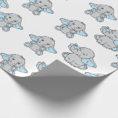Elephant Elephant Muster Elephant Cartoon Geschenkpapier (Ecke)