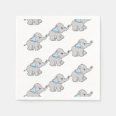Elephant Elephant Muster Elephant Cartoon Serviette (Vorderseite)