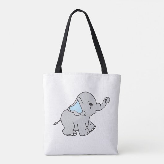 Elephant Elephant Muster Elephant Cartoon Tasche (Rückseite)