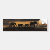 ELEPHANT ELEPHANTS AUTOAUFKLEBER (Vorne)
