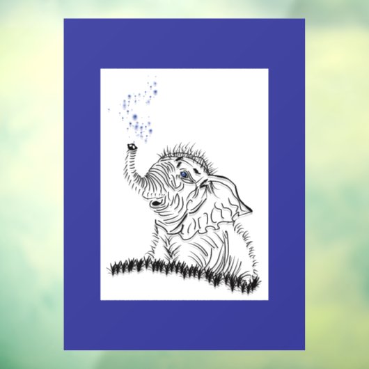 Elephant Energy Fensteraufkleber (Blatt 3)