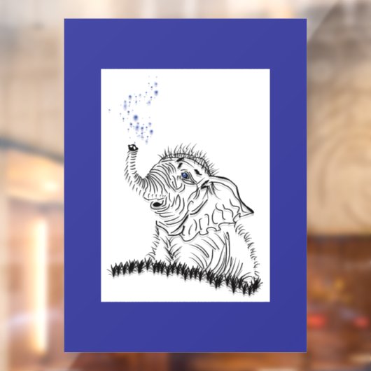 Elephant Energy Fensteraufkleber (Blatt 2)