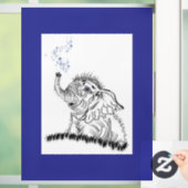 Elephant Energy Fensteraufkleber (Zuhause)