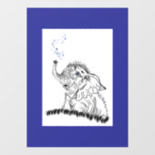 Elephant Energy Fensteraufkleber (Blatt)