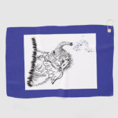 Elephant Energy Golfhandtuch (Horizontal)