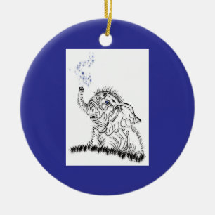 Elephant Energy Keramik Ornament