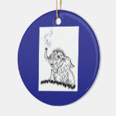 Elephant Energy Keramik Ornament (Links)