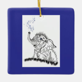 Elephant Energy Keramikornament