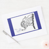 Elephant Energy Rechteckiger Aufkleber (Umschlag)