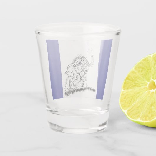 Elephant Energy Schnapsglas (Rückseite)