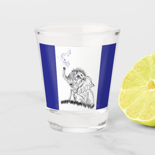 Elephant Energy Schnapsglas (Vorderseite)