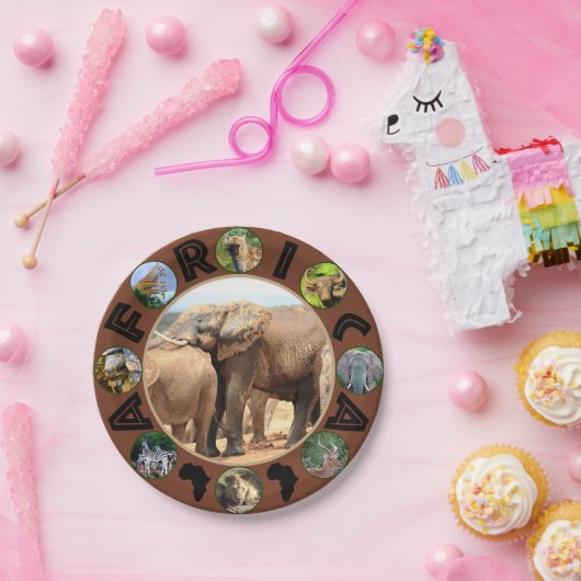 Elephant-Erholung Pappteller (Party)