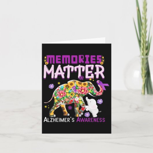 Elephant Erinnerungen Problem Heimerheimer Heimerh Karte (Vorderseite)