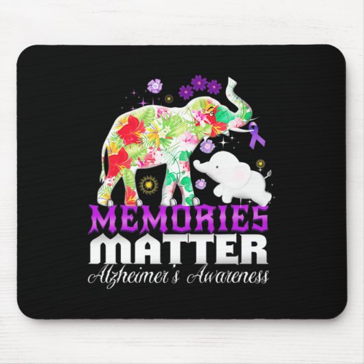 Elephant Erinnerungen Problem Heimerheimer Heimerh Mousepad (Vorne)