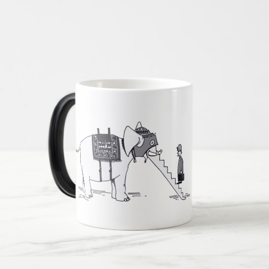 Elephant Escalator-Tasse Verwandlungstasse (Vorderseite Links)