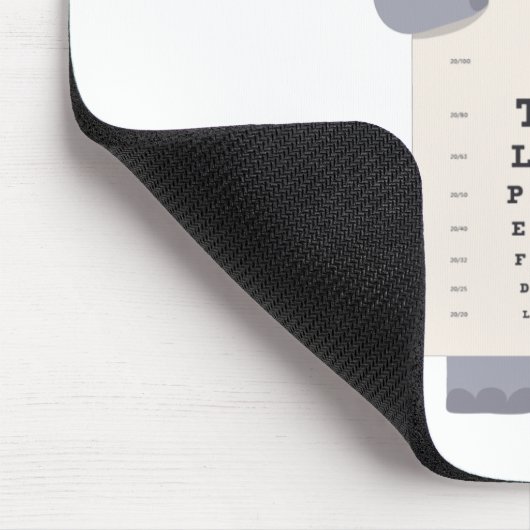 Elephant Eye Chart Mousepad (Ecke)