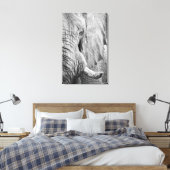 Elephant Eye Leinwanddruck (Insitu (Schlafzimmer))