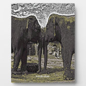 Elephant Eyes Fotoplatte (Vorderseite)