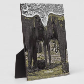 Elephant Eyes Fotoplatte (Seite)