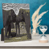 Elephant Eyes Fotoplatte (Seite)