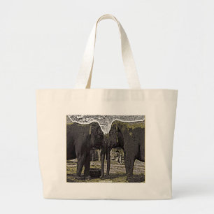 Elephant Eyes Jumbo Stoffbeutel