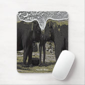 Elephant Eyes Mousepad (Mit Mouse)