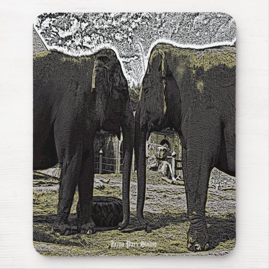 Elephant Eyes Mousepad (Vorne)