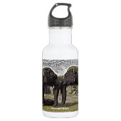 Elephant Eyes Trinkflasche (Vorderseite)