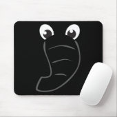 Elephant Face Niedlich Kids Halloween Kostüm Tier Mousepad (Mit Mouse)
