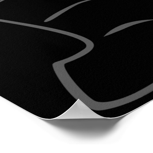 Elephant Face Niedlich Kids Halloween Kostüm Tier Poster (Ecke)