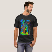 Elephant Face Pop Art T-Shirt (Vorne ganz)