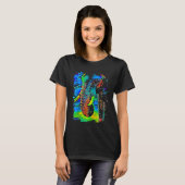Elephant Face Pop Art T-Shirt (Vorne ganz)