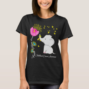 Elephant Faith Hope Liebe Kinderkrebs T-Shirt